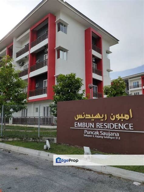 LEVEL 1 EMBUN RESIDENCE APARTMENT PUNCAK SAUJANA For Sale RM345 000