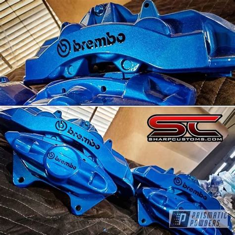 Brembo Brake Calipers in Illusion Lite Blue and Clear Vision ...