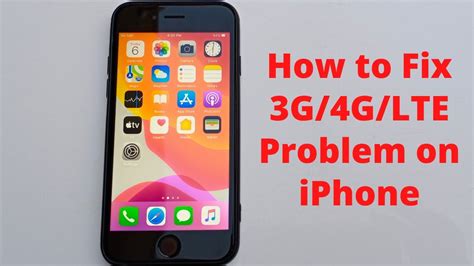 How To Fix 3G 4G LTE Problem On IPhone YouTube