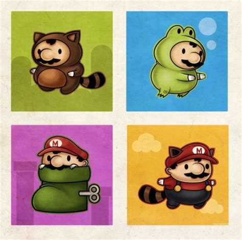 Creative Super Mario Brothers Illustrations 54 Pics