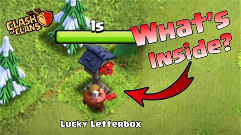 Whats Inside The Luck Letterbox Obstacle In Clash Of Clans Coc Lunar