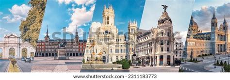 524 Madrid Collage Images, Stock Photos, 3D objects, & Vectors ...