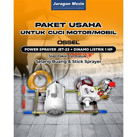 Jual PROMO SPECIAL Paket Murah Power Sprayer Steam Cuci Motor Mobil