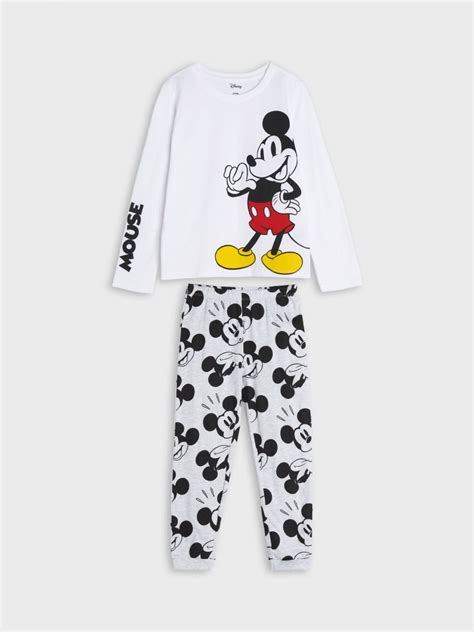 Pyjama Set Mickey Mouse Farbe Wei Sinsay Z X