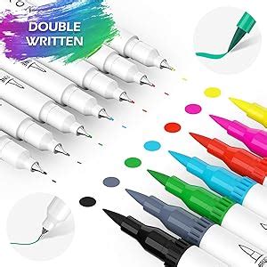 Hethrone Filzstifte Doppelseitig Dual Brush Pen Set 100 Farben Brush