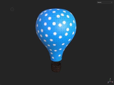 Decor Hot Air Balloon D Model Cgtrader