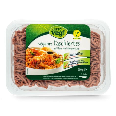 ROKSH Fleischersatz Produkte JUST VEG Veganes Faschiertes 200g HOFER