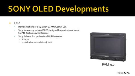 Ppt Oled The Status Of Its Development Powerpoint Presentation Id