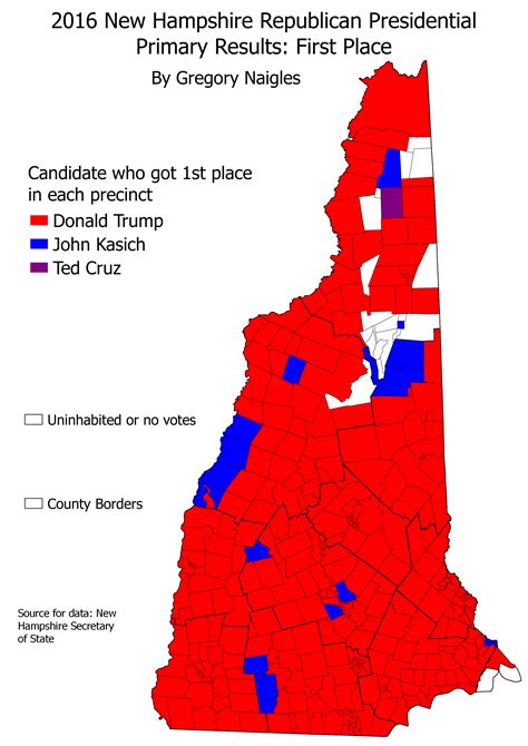 Nh Political Map