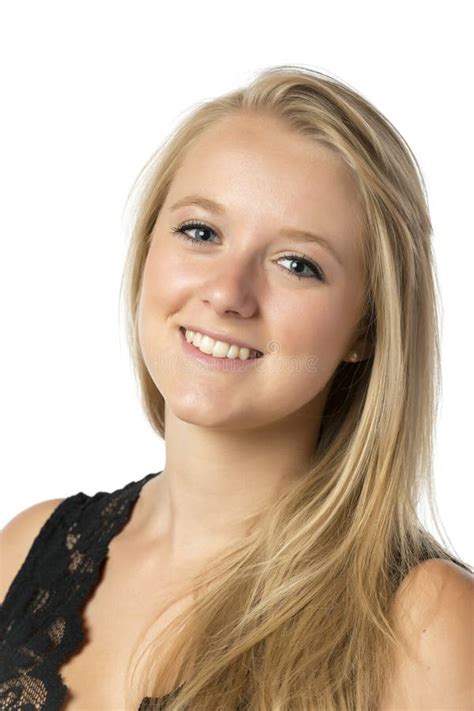 Fille Blonde De Sourire Photo Stock Image Du Mignon 34815648