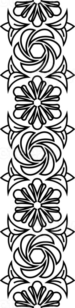 Black And White Lace Trim Png