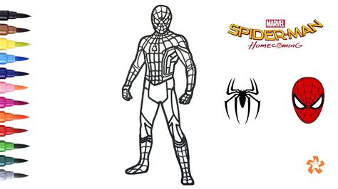 Lego Spider Man Homecoming Coloring Pages - coloringpages2019