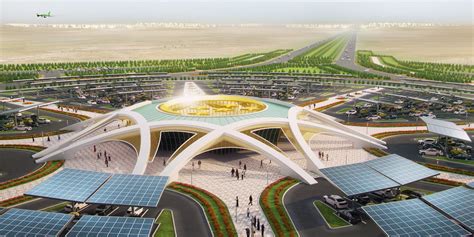Международный аэропорт в Туркменистане г. Ашхабад :: Behance