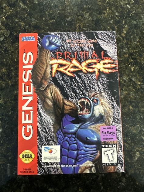 Primal Rage Value Gocollect Sega Genesis Primal Rage