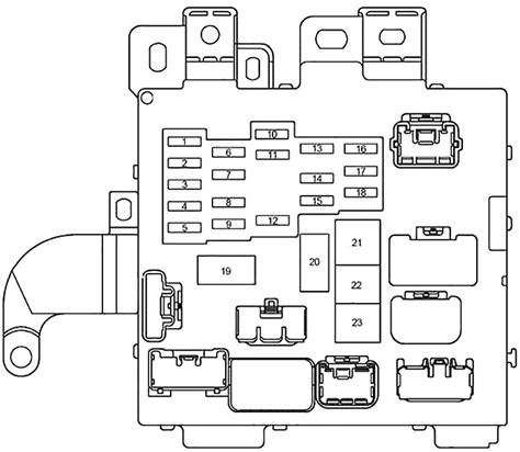 Lexus Es 300 Xv20 1996 2001 Boîte à Fusibles Schéma Fusible