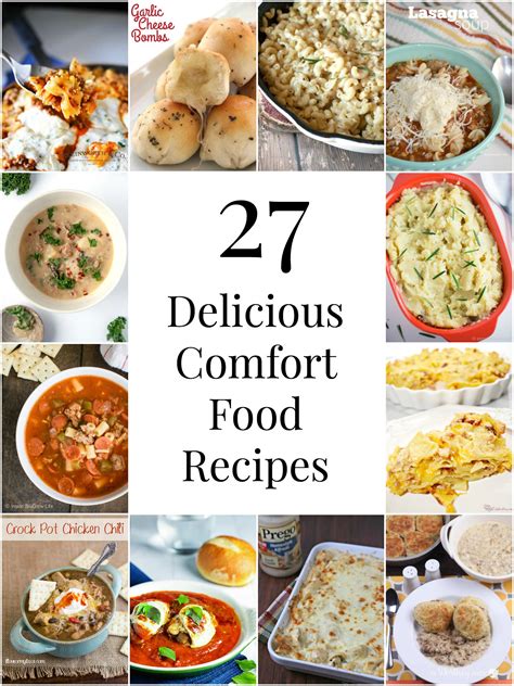 creative  delicious comfort food recipes