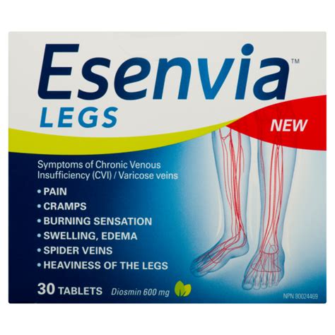 Esenvia Legs Diosmin 600 Mg 30 Tablets Weshineca Health And Beauty