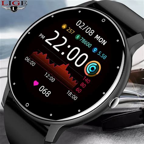 New Smart Watch For Men Women Full Touch Screen Sport Fitness Watch