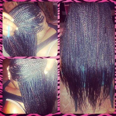 Pin By Courtney Lee On Braids Micro Braids Hairstyles Human Braiding