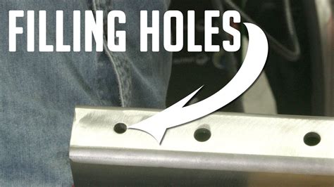 FILLING HOLES WITH TIG WELDING YouTube