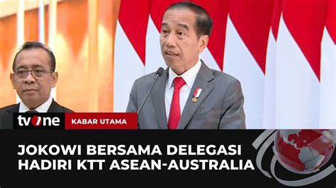 Presiden Jokowi Bertolak Ke Melbourne Hadiri KTT ASEAN Australia