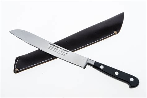 Cuchillo Pan con sierra Simón PRO Forjado con funda