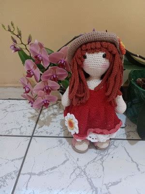 Boneca Amigurumi Cacau Compre Produtos Personalizados No Elo