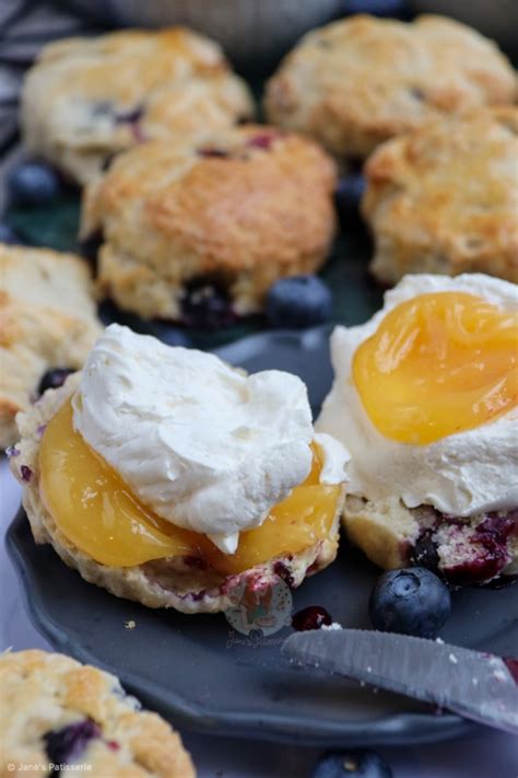 Lemon Blueberry Scones Janes Patisserie