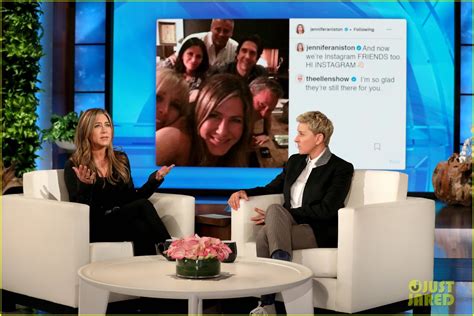 Jennifer Aniston Shares a Kiss with Ellen DeGeneres During Her ...