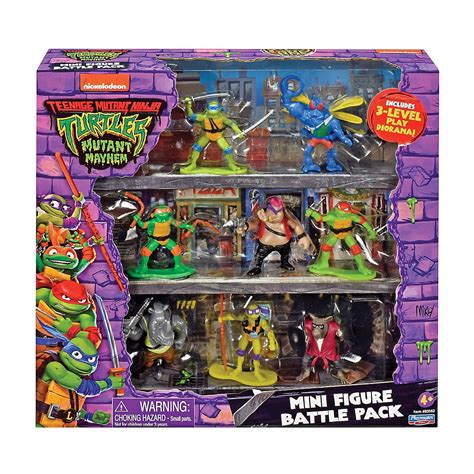 Tmnt Villain Movie Action Ninja Turtles Teenage Mutant Mayhem Mini Figure Battle Pack