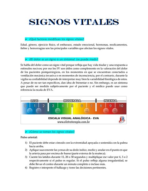 Signos Vitales Apuntes 3454 SIGNOS VITALES SIGNOS VITALES Qué