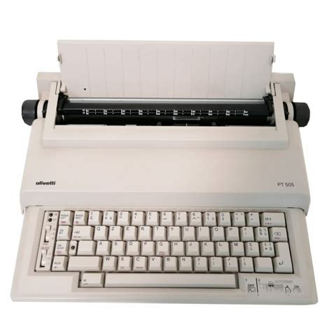 Olivetti PT 505 Macchina Da Scrivere Elettronica 1989 Mercato