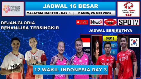 Hasil Malaysia Master Hari Ini Day R Dejan Gloria Rehan