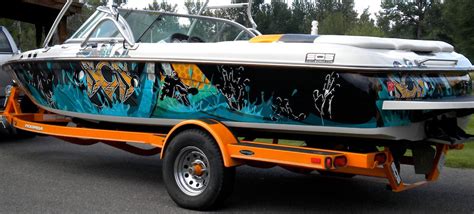 Boat Vinyl Wrap #0691 - TintingChicago.com