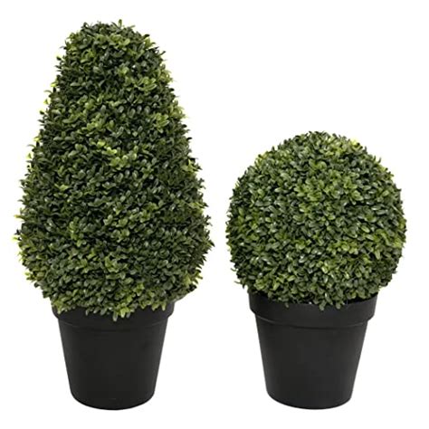 Greenbrokers X Artificial Premium Quality Topiary Boxwood Cone Shaped