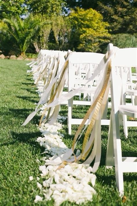 Simple Whimsical Ceremony Decor with Pops of Color