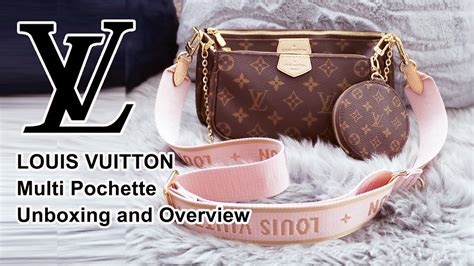 Louis Vuitton Multi Pochette Pink Strap Unboxing And Overview YouTube