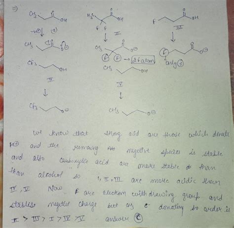 Solved Question G Rank The Following Compounds In Order Of Increasing