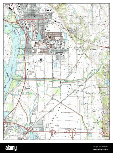 Wood River, Illinois, map 1994, 1:24000, United States of America by ...