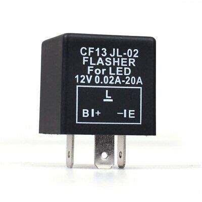 Cf Pin Led Indicator Relay Car Turn Signal Flasher Ebay