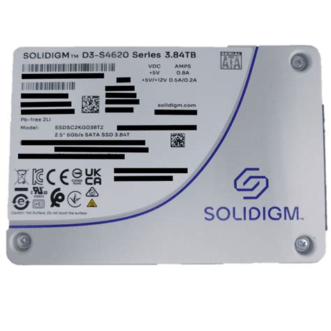 D3-S4620 3.84TB 2.5IN SATA 6GB GENERIC MM AA001928B - LOD 9/30/26 (SSDSC2KG038TZ1Z)
