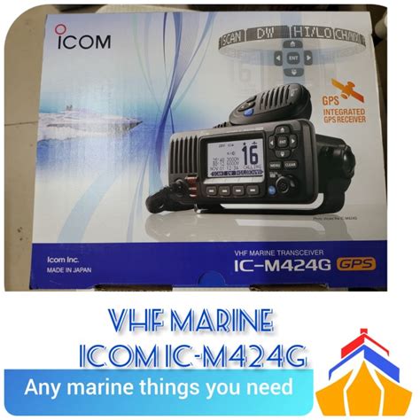 Jual Icom Ic M424g Original Radio Vhf Marine M424 Jakarta Utara