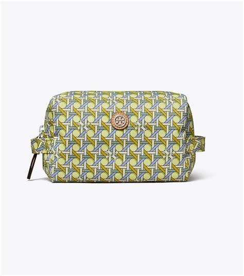 nylon printed large cosmetic case womens designer cosmetic bags