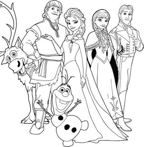 Frozen Colouring Book - Etsy