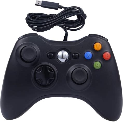 Xbox 360 Game Controller Corded Xbox 360 Controller For Pc Windows 7/8/8.1/10/ Microsoft Xbox ...