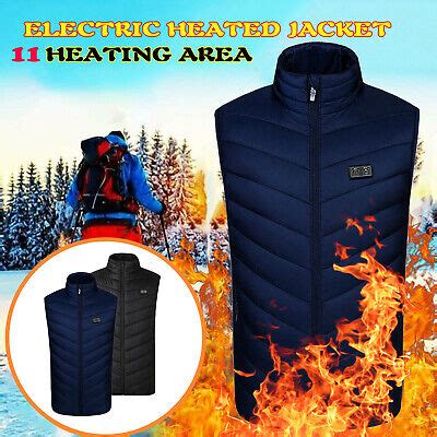 Areas Men Women Heated Vest Jacket Electric Winter Body Warmer Coats