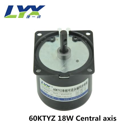 60 KTYZ 18 Watt 80 RPM Mittelachse Permanentmagnet Synchronmotor AC