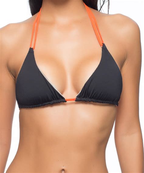 Amazon Basta Bahia Reversible String Triangle Bikini Top