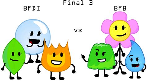 Final 3 Bfdi Vs Bfb By Brandondaboy3000 On Deviantart