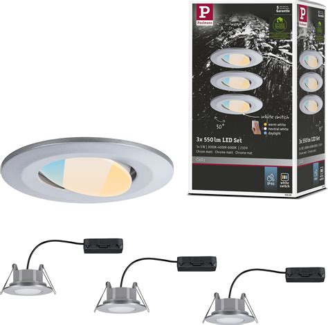 Paulmann 93679 Nova Plus LED Einbauleuchte Inkl Coin Einzelleuchte